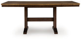 Bay Furniture Gallery - Ashley Furniture - Rylandeen Dining Room - RECT DRM Counter EXT Table - PCD651-32